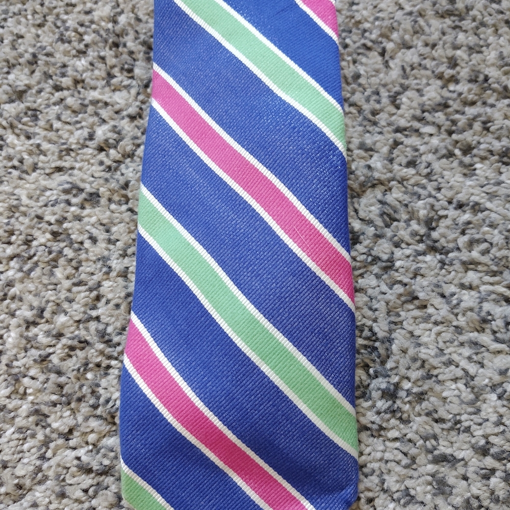 Men's Samuelsohn Blue Italian Neck Tie